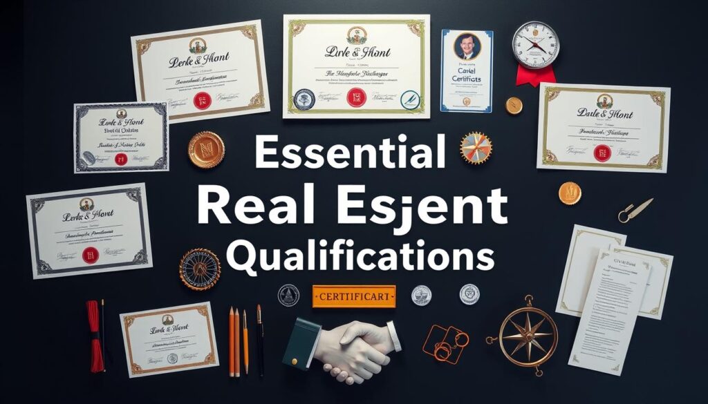 Real estate agent qualifications